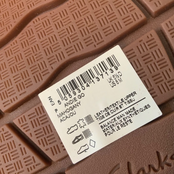 Clarks Andie Go Fur Lace-Up Brown Leather Ankle Boots Casual Winter Booties 8 - Picture 12 of 13